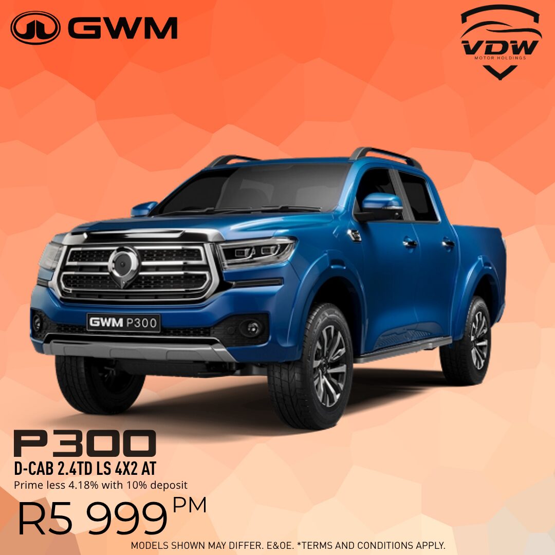 P300 D-CAB 2.4TD LS 4X2 AT image from Haval Mosselbaai